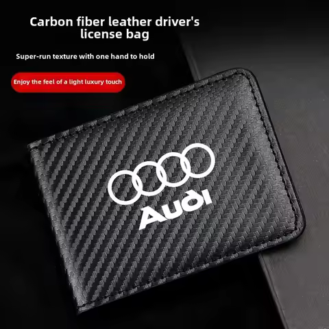 1pc For Audi A1 A3 A4 A5 A6 A8 Q2 Q3 Q5 Q7 Q8 Quattro RS5 RS6 RS7 Car Business Wallet Men's Card Car