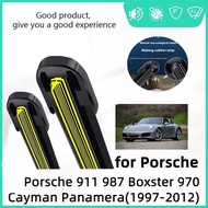 Rubber Car Wiper for Porsche 911 987 Boxster Cayman Panamera 970 Front Wiper Blades Brushes Cutter A