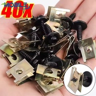 For BMW Auto Accessories Mounting Kit | U-Shaped Clips & Screws for Car Decorations on 1/3/5/6/7/8/X