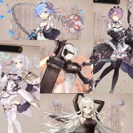 sinoalice 日版 9千石 合作限定角 雷姆 拉姆 emt 尼爾 figure 玩具 game 遊戲