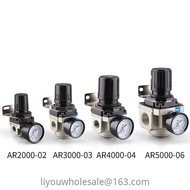 Air Compressor Pressure Regulating Valve AR2000-02 Pneumatic Pressure Regulating Valve AR3000-03 Pne