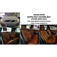 [JME CUSHION] VOLVO XC90 FITTING SEWN LEATHER SEAT *JAHIT MATI SEAT*