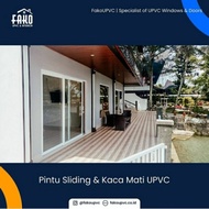 Pintu Sliding Sorong /Geser UPVC Minimalis