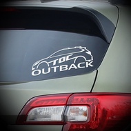 XIII _ TOC SUBARU OUTBACK Model Sticker