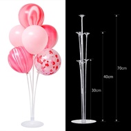 1Set 7 Tubes Balloon Stand Ballon Holder Column Confetti Ballons Birthday Party Wedding Xmas Decorat