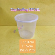 cup puding bening 150ml/cup merpati 150ml/cup saos 150ml/cup jelly