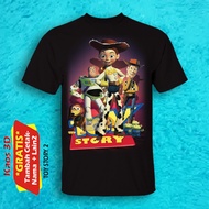 MESIN TOY STORY T-SHIRT 2 SIZES FOR CHILDREN TO ADULTS ORIGINAL PICTURE 3 DIMENSIONAL DTG PRINTING M