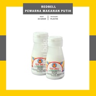 WARNA PUTIH PEWARNA MAKANAN RED BELL 30ML - REDBELL PEWARNA MAKANAN CAIR MINUMAN - FOOD COLORING