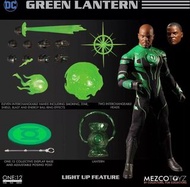順豐到付$700 / 絕版現貨 / Mezco One / 1/12 可動布衣 Green Lantern John Stewart / DC Comic 綠燈俠