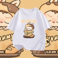 (H O Clothing) Labubu T-shirt G059 Cotton Fabric 1 Can Be Worn Both Men And Women Are Comfortable To