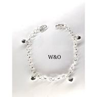 925 Sterling Silver Anklet&Bracelet For Kids &Baby Gelang Rantai kaki Tangan Budak & Bayi Silver Ori