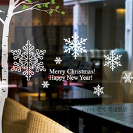 Snowflake Christmas Christmas tree decoration stickers window crash glass mirror window wall sticker