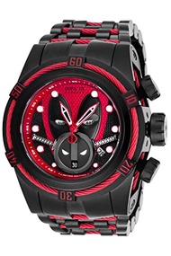 Invicta 27151 Reserve Men's 52mm Marvel Deadpool Bolt Zeus Limited Ed Swiss Ronda Z60 Chronograph Wa