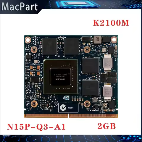 Quadro K2100 K2100M 2GB Video Graphics Card N15P-Q3-A1 0G4FN0 With X-Bracket For Dell HP iMac A1311 