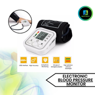 ✅Accurate &amp; Reliable Easy-to-Operate High-Quality Original Portable Electronic Digital Automatic Arm-Type Blood Pressure BP Monitor Device USB Cable Battery with Heart Rate and Pulse Rate Meter for Systolic and Diastolic Accurate Reading with Memory