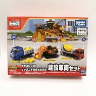 [日版] Tomica 建設車両 boxset (Subaru Sambar建設運搬貨車車輛 、UD水泥混凝土田螺貨車、日立建機挖土機EX8000-7) 可配合工事現場工地場景地盤建築工程場景情景