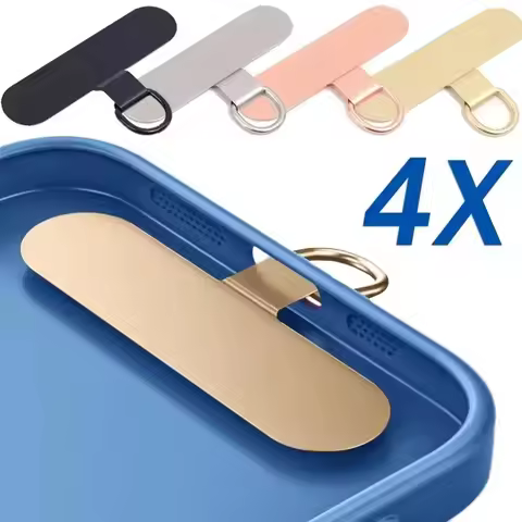 Universal Metal Phone Tether Tab Ultra-thin Stainless Steel Replacement Phone Lanyard Straps Cards H