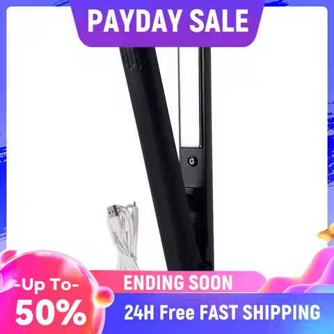 Portable USB Curling Iron Heats Up Fast Portable Travel Hair Straightener Portable Hair Curler Flat 