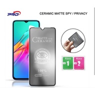 Tempered Glass Full Cover Ceramic Matte SPY Anti Fingerprint Realme C21 Realme C21Y