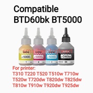 Compatible Brother BTD60BK BT5000 refill ink bottle for T310 T510w T220 T710w T810w T520w T420w T400