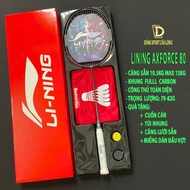 Lining AXForce 80 Badminton Racket Full Version Beautiful Box With Velvet Bag Handle