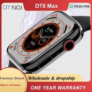ZZOOI DT8 MAX Smart Watch Series 8 Body temperature Flashlight 2 Inch 420*485 NFC GPS Tracking Smartwatch 2022 Smartwatch Men Women