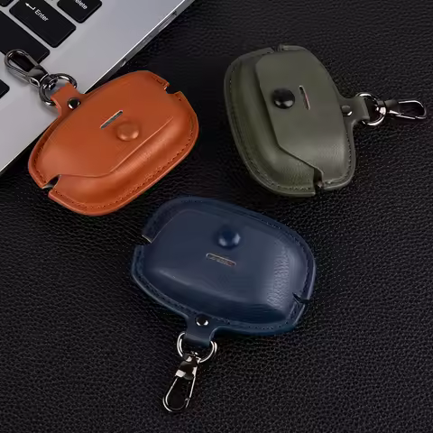 Leather For Sony WF1000XM5 XM4 Bluetooth Earphone Case For Business XM5 4 Earphone Anti Fall Anti Sc