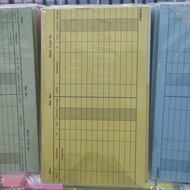 (3,5pack) B 477 : STOCK CARD YELLOW : 30's /// midashi