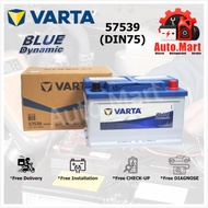 Bateri Kereta / Car Battery - Varta Blue Dynamic - MF - 57539 - DIN75L