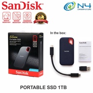 SanDisk Extreme Portable SSD 500GB 1TB 550MB/s E60 E61 USB 3.1 for Windows & Mac Type-C Type-A IP55 