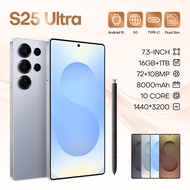 【CAN COD+READY】Original phone S25 Ultra 5G S25Ultra 5G 7.3 Inch HD full screen hp 16G RAM 1TB ROM 72