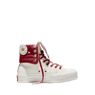 Converse Chuck Taylor All Star Fold Over Lift Women's Sneakers - Egret/Back Alley Brick/Egret