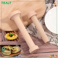 TEALY Wooden Egg Tart Mould Pastry Pusher Eggtart Mold Hot Sale  Pastry Pusher