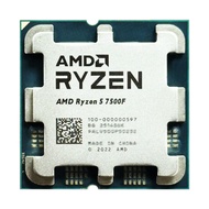 AMD Ryzen 5 7500F R5 7500F ซีพียู 3.7GHz โปรเซสเซอร์ 6 คอร์ 12 เธรด 5 นาโนเมตร L3=32M 100-000000597 