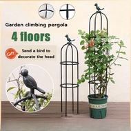 Garden Stand Outdoor Arch Flower Decoration Arch Rack Climbing Flower Stand  rose arch solid Garden 