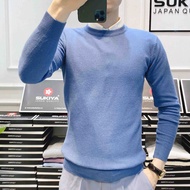 Áo Len Nam Sukiya Cổ Tròn Đẹp Chất lông thỏ mềm mại AL06