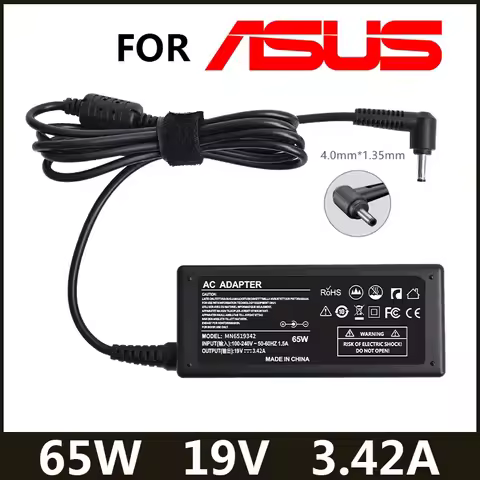 19V 3.42A 65W 4.0*1.35MM Power Charger Laptops Adapter For Asus Zenbook UX32VD UX305CA UX31a X201e X