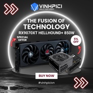 AMD GPU COMBO Computer Set (RX 9070XT HELLHOUND + 850W GOLD Power Supply)