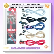 HP A286 100% ORIGINAL MICRO USB H161 Data CABLE V8 TYPE TYPE 60W WATT 1 METER L CABLE THICK STRONG F