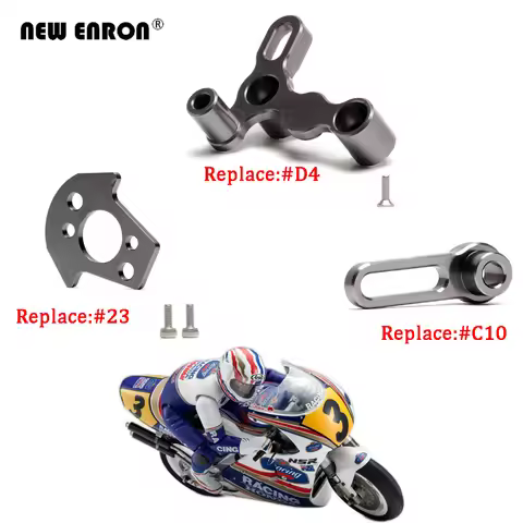 CNC Alloy #23 Motor Plate #D4 Link Mount #C10 Steering Link For RC Car Upgrade Parts 1/8 ARRMA Kyosh