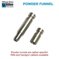 Funnel Powder Dillon 9mm/38super, 40sw/10mm, 45acp, .38/.357, .22cal, .30cal