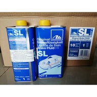 ( Promotion+++) คุ้มที่สุด เอเต้ น้ำมันเบรค Dot4 Ate Brake Fluid Dot4 ขนาด 1ลิตร ราคาดี น้ำมัน เบรค