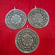 < Tibet Samye Temple Magical Objects > Consecrated~Jiugong Gossip Mirror Plate~~ Breaking The Bad De