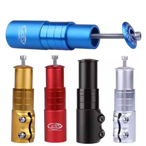 Bike Stem Riser Bicycle Handlebar Extender Aluminium Alloy Bike Fork Stem Extender Height Up To 7cm