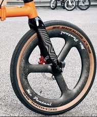 (((🤑價錢更優惠 買車直接升級碳三刀 ))) Mc Pantani 潘塔尼 Java Neo 專用 16吋  349 / 20吋 406 三刀碳纖輪組 (另有SILVEROCK, Blastwave