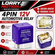 denso japan 4pin 12v toyota automotive relay 28300-46010 056800-1340 68/120  * Category