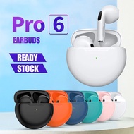 Pro 6 Bluetooth Headset Hearing Aid Bluetooth 5.0 Wireless headset with microphone touch control Pro 6 Sports Bluetooth headset Over The Ear Headphone