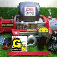 Derek Mobil/ Winch Offroad /Winch Elektrik 12Volt Tali Baja BigWinch