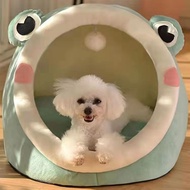 (New Date) Winter cat house, dog house, semi-enclosed small dog house, Teddy dog, Bichon dog, house 