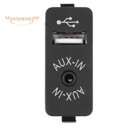 Car USB AUX In Plug Auxiliary Input Socket Adapter for  E81 E87 E90 F10 F12 E70 X4 X5 X6